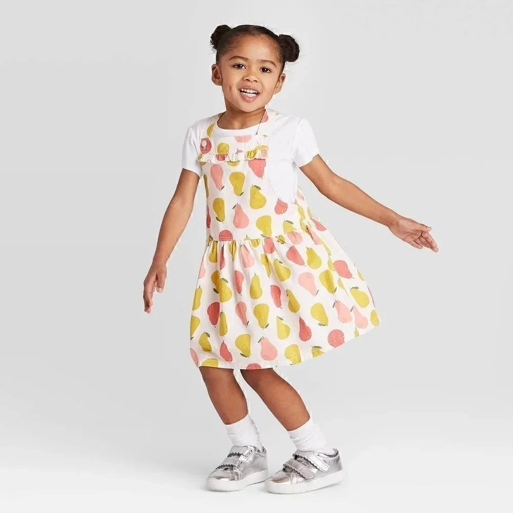 Just One You Girls' Pear Skirtall & Top Set